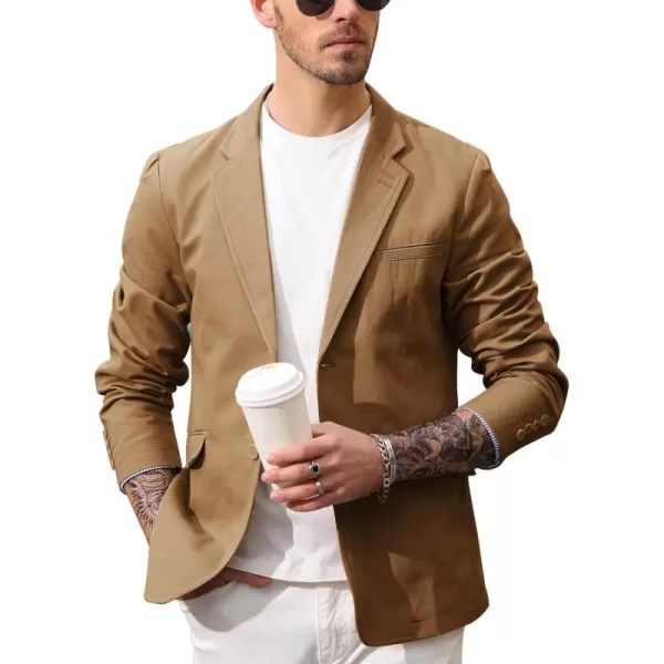 PJ Paul Jones Men's Cotton Twill Blazer Jacket Lightweight Casual Slim Fit Sport Coat