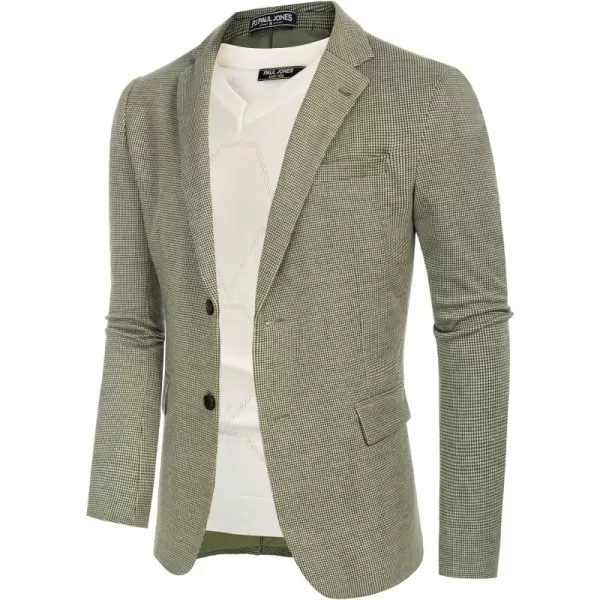PJ Paul Jones Men's Herringbone Blazer Jacket Lightweight Casual Knit Sport Coat