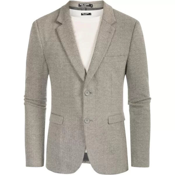 PJ Paul Jones Men's Herringbone Blazer Jacket Lightweight Casual Knit Sport Coat