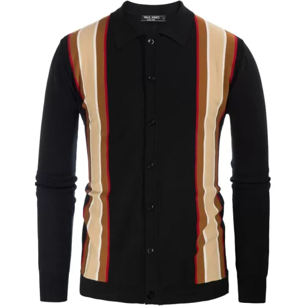 PJ Paul Jones Mens Knitting Stretch Golf Polo Shirts Lightweight Tee Shirts