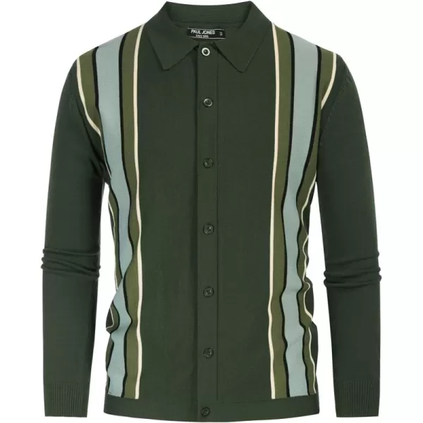 PJ Paul Jones Mens Knitting Stretch Golf Polo Shirts Lightweight Tee Shirts