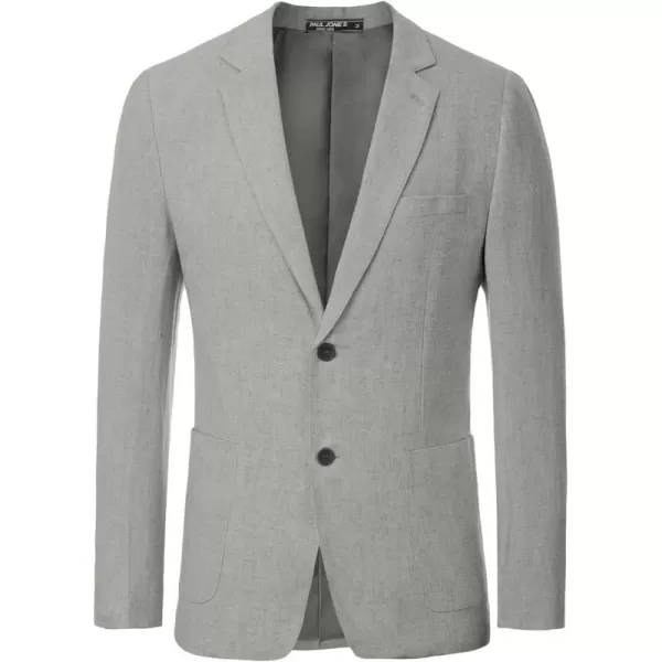 PJ Paul Jones Men's Slim Fit Lightweight Linen Jacket Tailored Blazer Sport Coat