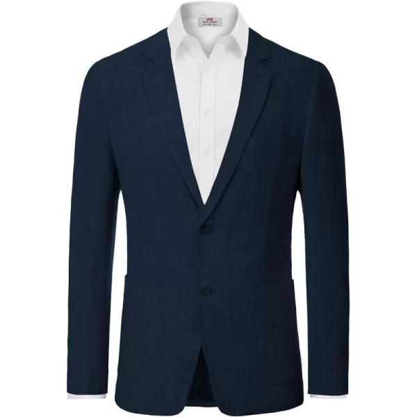 PJ Paul Jones Men's Slim Fit Lightweight Linen Jacket Tailored Blazer Sport Coat