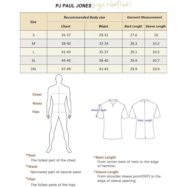 PJ PAUL JONES Mens Knit Polo Shirt Short Sleeve Hollow Out Knit Shirt Texture Knitted Polo