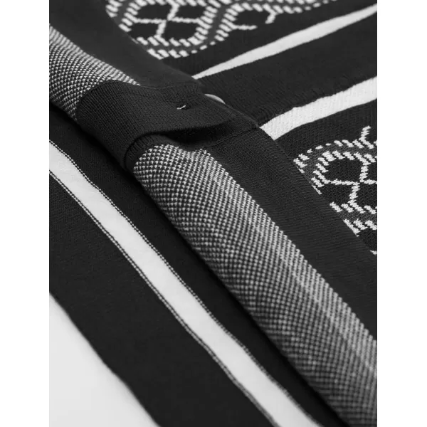 PJ PAUL JONES Men's Polo Shirts 70s Vintage Shirts Contrast Knitted Polo Shirts