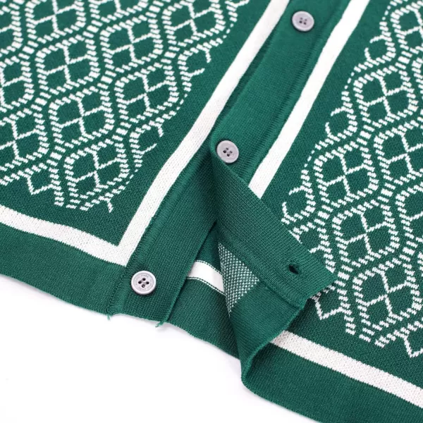 PJ PAUL JONES Men's Polo Shirts 70s Vintage Shirts Contrast Knitted Polo Shirts