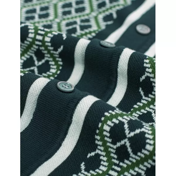 PJ PAUL JONES Men's Polo Shirts 70s Vintage Shirts Contrast Knitted Polo Shirts