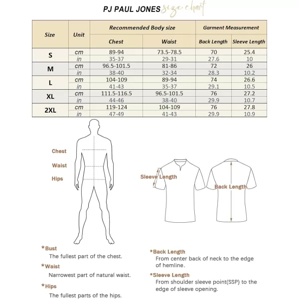 PJ PAUL JONES Mens Vintage Knit Polo Shirts Short Sleeve Twisted Retro Golf Shirt