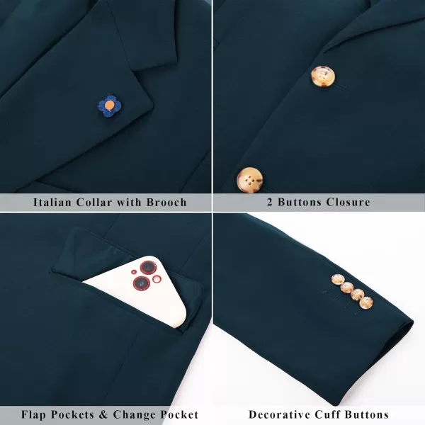 PJ PAUL JONES Men's Sport Coats and Blazers Linen Cotton Blazer Regular Fit 2 Buttons Suit Jacket