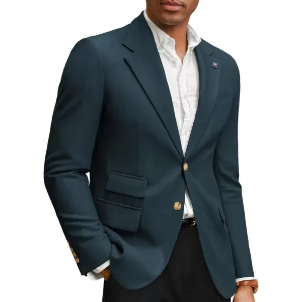 PJ PAUL JONES Men's Sport Coats and Blazers Linen Cotton Blazer Regular Fit 2 Buttons Suit Jacket