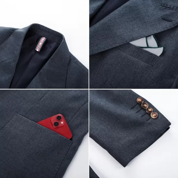 PJ PAUL JONES Mens Blazer Casual Sport Coat Two Buttons Lightweight Business Sport Jacket