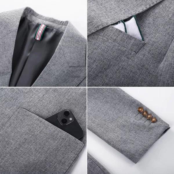 PJ PAUL JONES Mens Blazer Casual Sport Coat Two Buttons Lightweight Business Sport Jacket
