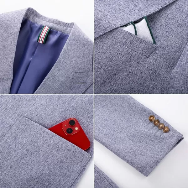 PJ PAUL JONES Mens Blazer Casual Sport Coat Two Buttons Lightweight Business Sport Jacket