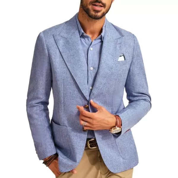 PJ PAUL JONES Mens Blazer Casual Sport Coat Two Buttons Lightweight Business Sport Jacket