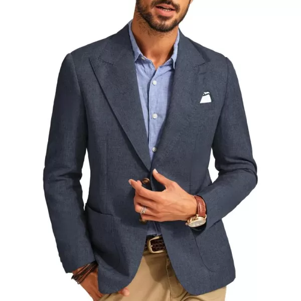 PJ PAUL JONES Mens Blazer Casual Sport Coat Two Buttons Lightweight Business Sport Jacket