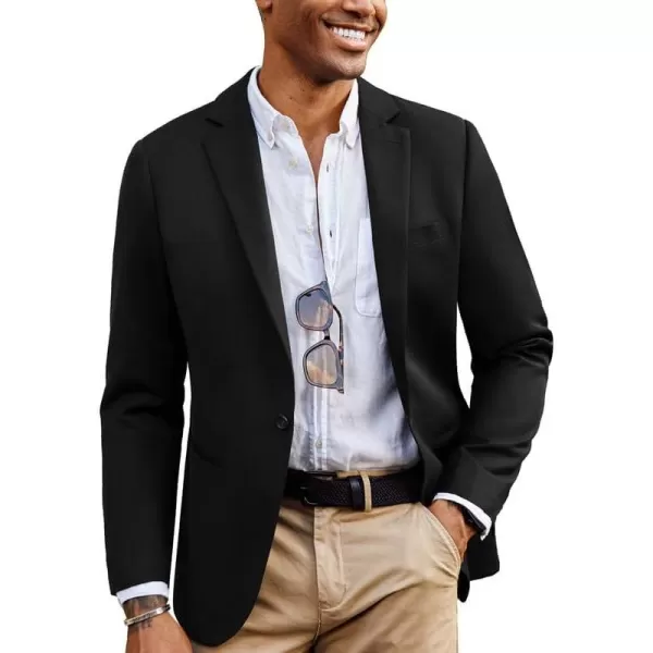 PJ PAUL JONES Mens Casual Blazer Wool Blend Sport Coat One Button Business Suit Jackets