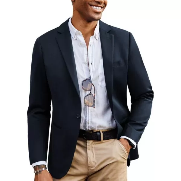 PJ PAUL JONES Mens Casual Blazer Wool Blend Sport Coat One Button Business Suit Jackets