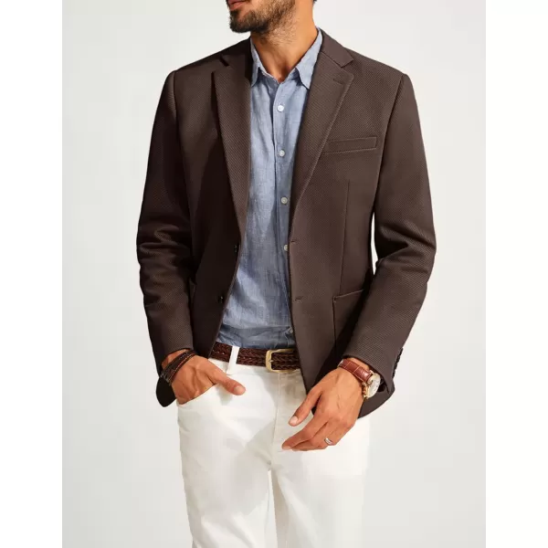Mens Casual Sport Coats Two Button Suit Jacket with Pockets Lightweight Sport Coat Blazer