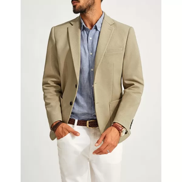 Mens Casual Sport Coats Two Button Suit Jacket with Pockets Lightweight Sport Coat Blazer