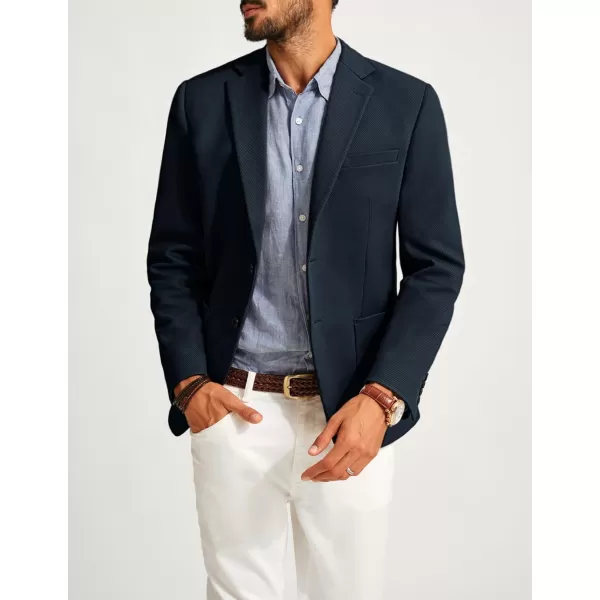 Mens Casual Sport Coats Two Button Suit Jacket with Pockets Lightweight Sport Coat Blazer