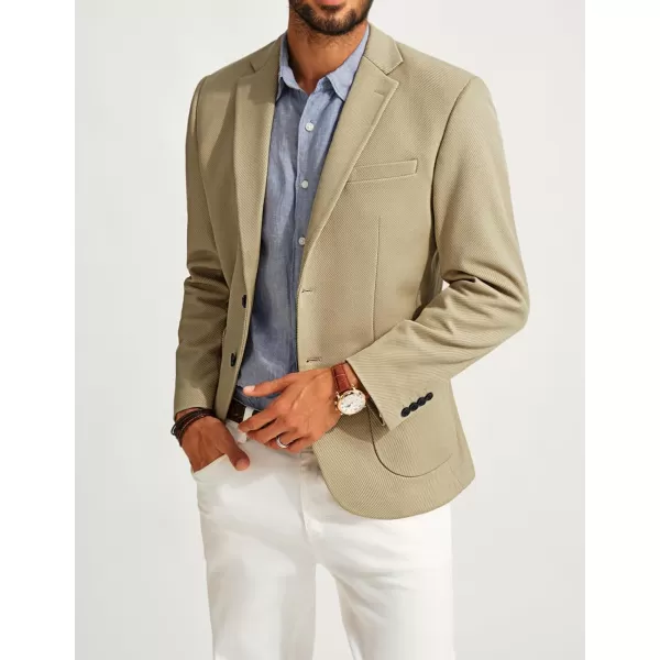 Mens Casual Sport Coats Two Button Suit Jacket with Pockets Lightweight Sport Coat Blazer