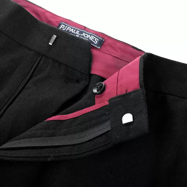 PJ PAUL JONES Men Trousers Vintage Tweed Pants Herringbone Pleated Pant