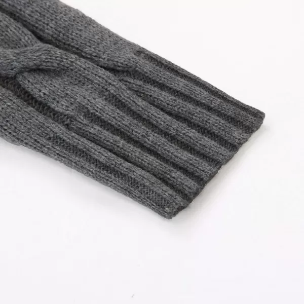 PJ PAUL JONES Men's Cardigan Sweaters Stand Collar Cable Knit Button Sweater
