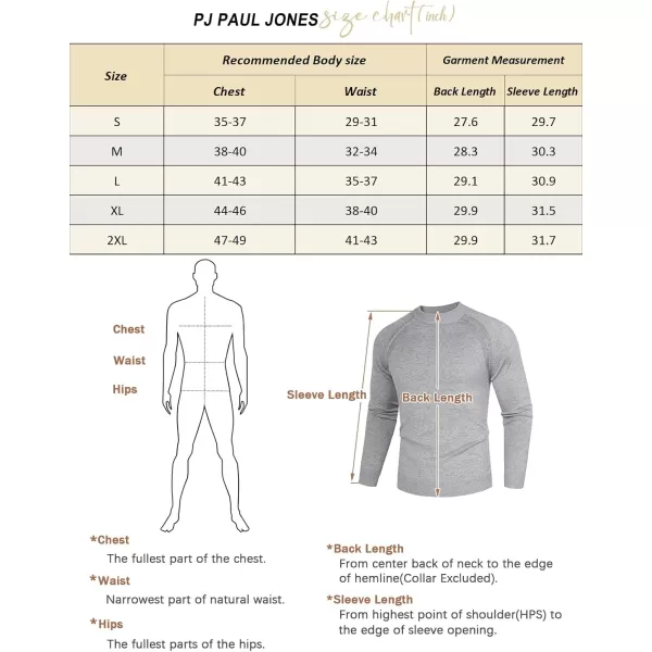 PJ PAUL JONES Sweaters for Men Mockneck Knit Jumper Sweater with Raglan Sleeve