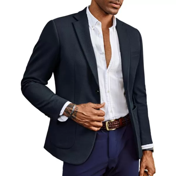 Mens Casual Sport Coats Two Button Suit Jacket with Pockets Lightweight Sport Coat Blazer