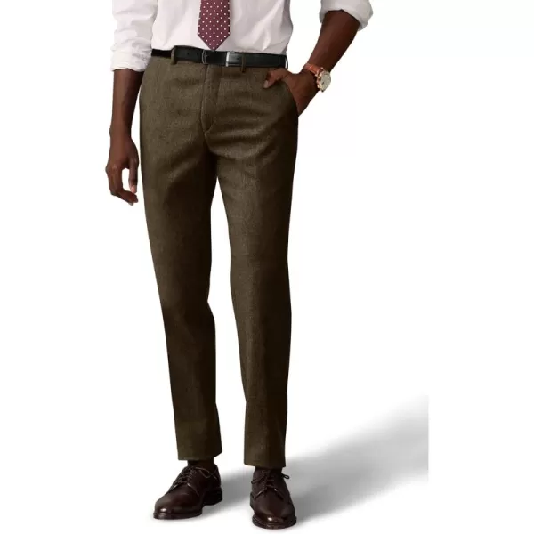 PJ PAUL JONES Men Trousers Vintage Tweed Pants Herringbone Pleated Pant
