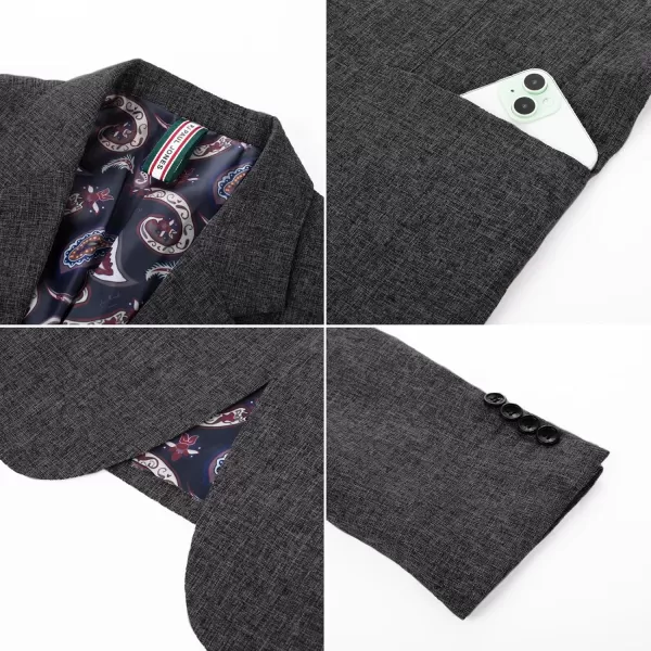 PJ PAUL JONES Mens Casual Sport Coats Two Buttons Lightweight Business Sport Blazer