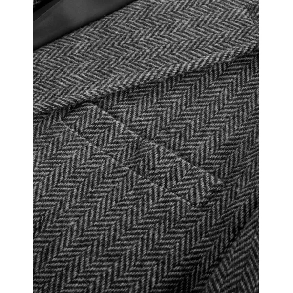 PJ PAUL JONES Mens Herringbone Blazer Vintage Tweed Wool Blend Sport Coat Jacket