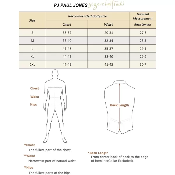 PJ PAUL JONES Mens Sweater Vest Full-Up Knitted Vests Casual Stand Collar Vests Sweater
