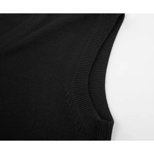 PJ Paul Jones Men's V-Neck Knitting Vest Classic Sleeveless Pullover Sweater Vest