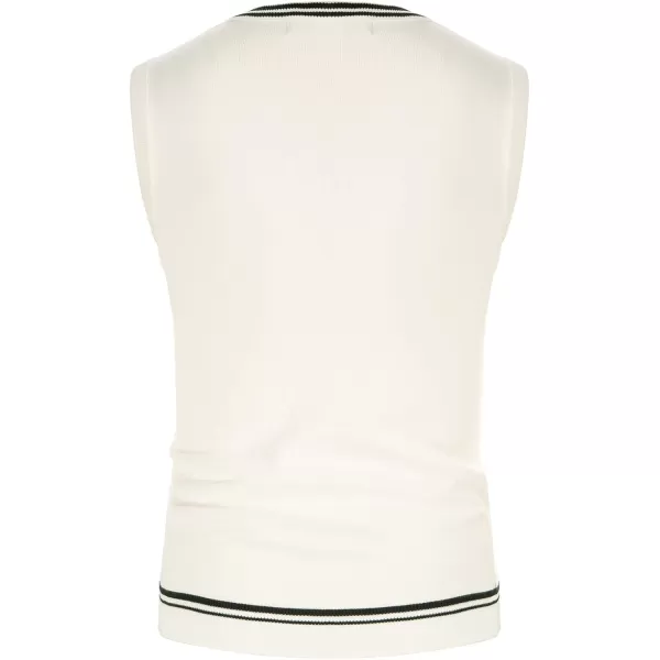 PJ Paul Jones Men's V-Neck Knitting Vest Classic Sleeveless Pullover Sweater Vest
