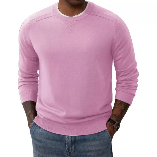 PJ PAUL JONES Men's Crewneck Sweaters Casual Crew Neck Sweatshirt Wool Blend Knit Pullovers