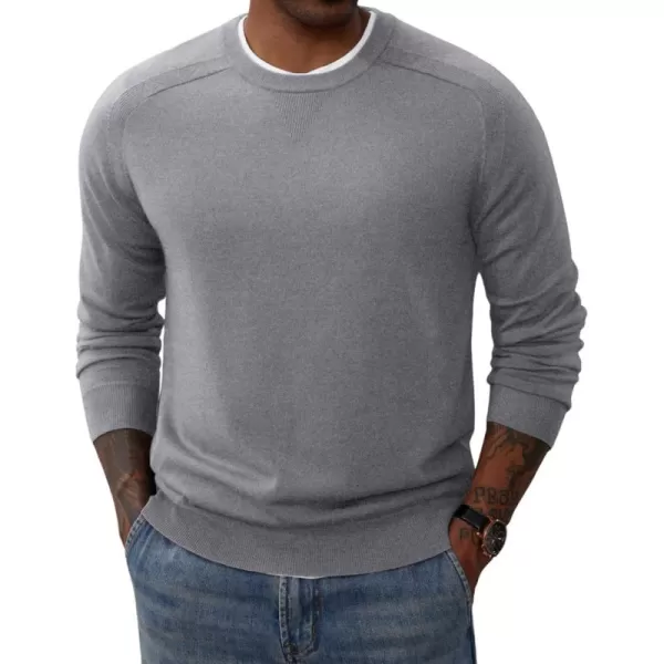 PJ PAUL JONES Men's Crewneck Sweaters Casual Crew Neck Sweatshirt Wool Blend Knit Pullovers