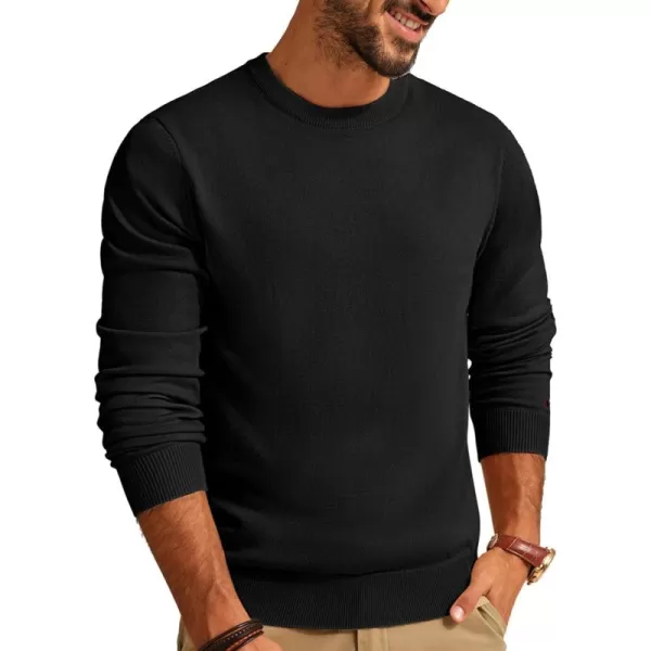 PJ PAUL JONES Men's Sweaters Crewneck Basic Lightweight Sweatshirts Wool Blend Knitted Pullover Long Sleeve Shirts for Men