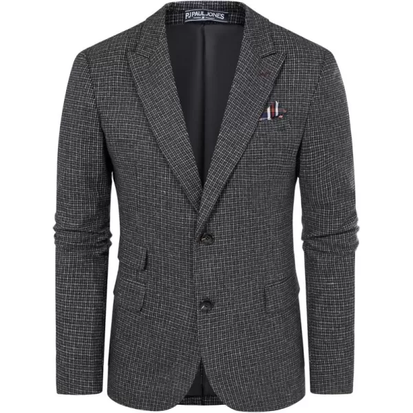 PJ PAUL JONES Men's Vintage Herringbone Tweed Blazers British Wool Blend Sport Coat Jacket