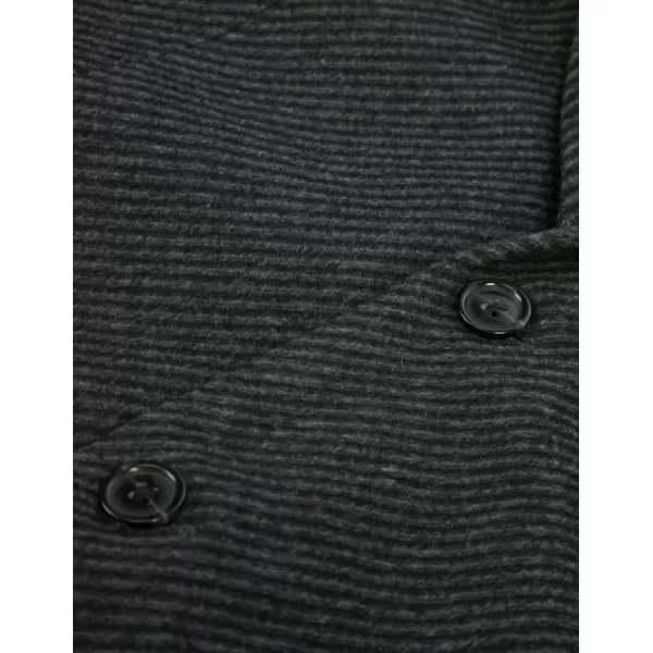 Mens Wool Blend Blazer Jacket Houndstooth Suit Blazer Notch Lapel 2 Button