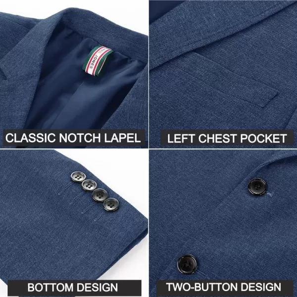 PJ PAUL JONES Mens Sport Coat Casual Lightweight Blazers Two Button Business Sports Jackets