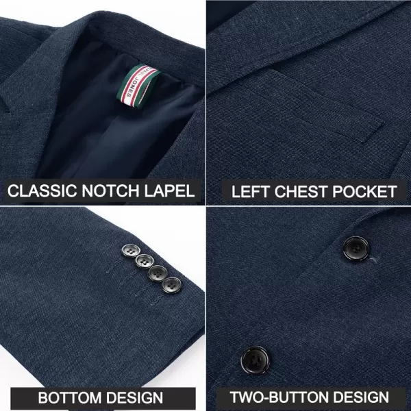 PJ PAUL JONES Mens Sport Coat Casual Lightweight Blazers Two Button Business Sports Jackets
