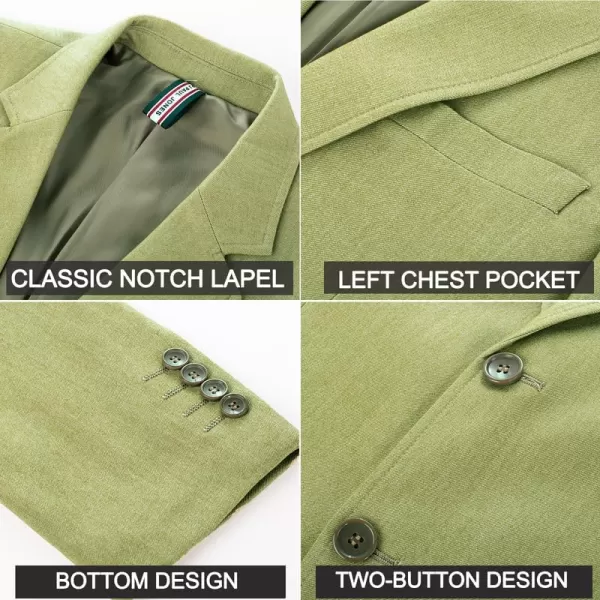 PJ PAUL JONES Mens Sport Coat Casual Lightweight Blazers Two Button Business Sports Jackets
