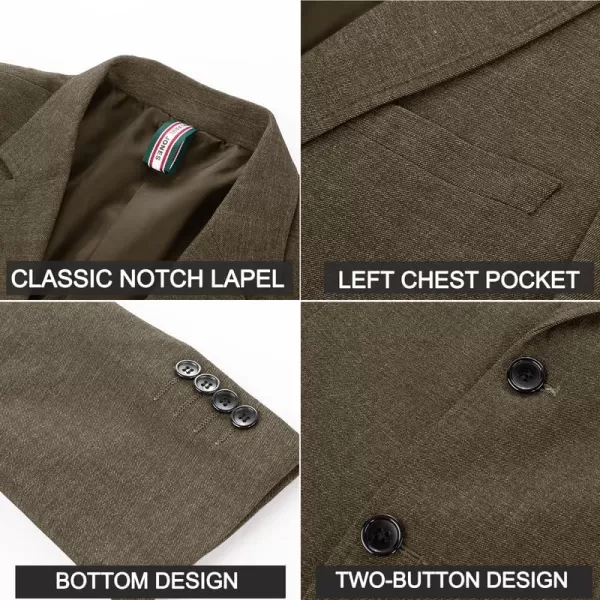 PJ PAUL JONES Mens Sport Coat Casual Lightweight Blazers Two Button Business Sports Jackets