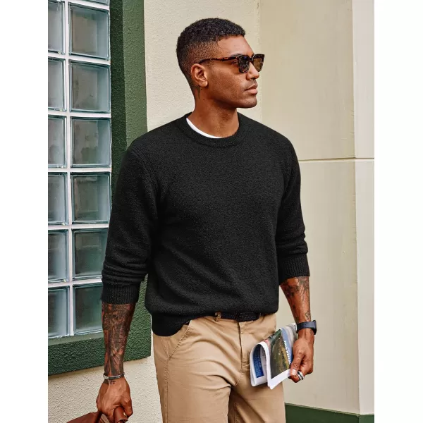 PJ PAUL JONES Mens Crewneck Sweatshirt Casual Fleece Long Sleeve Knitted Slim Fit Pullover Sweaters