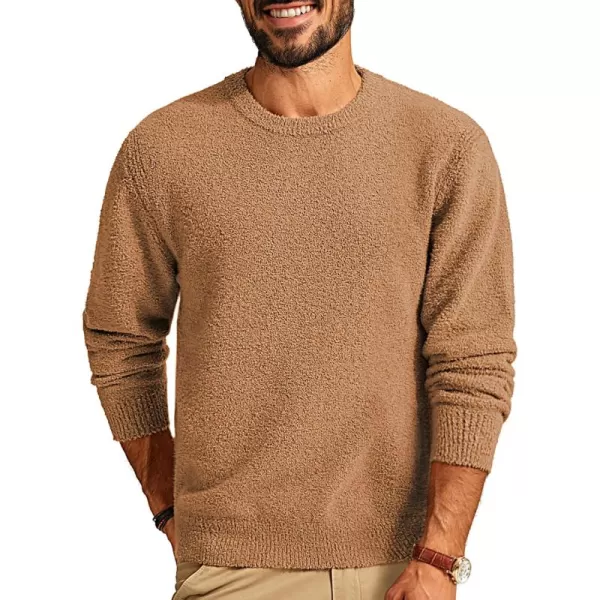 PJ PAUL JONES Mens Crewneck Sweatshirt Casual Fleece Long Sleeve Knitted Slim Fit Pullover Sweaters