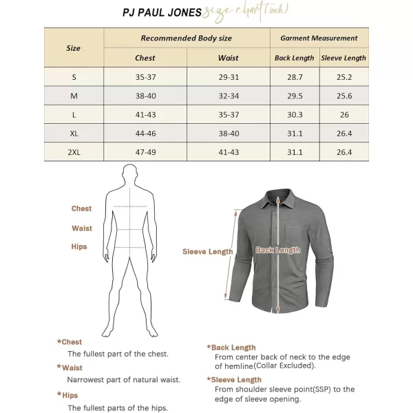 imagePJ PAUL JONES Mens Button Down Shirt Texture Wrinkle Free Shirts Long Sleeve Waffle Untucked ShirtApricot