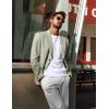 imagePJ PAUL JONES Blazer for Men Casual CottonLinen Sport Coat Lightweight 2 Button Lined Blazer JacketLight Green
