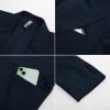 imagePJ PAUL JONES Blazer for Men Casual CottonLinen Sport Coat Lightweight 2 Button Lined Blazer JacketNavy Blue