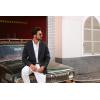 imagePJ PAUL JONES Mens Blazer Casual 2 Button Sport Coat Lightweight Peaked Lapel BlazersBlack
